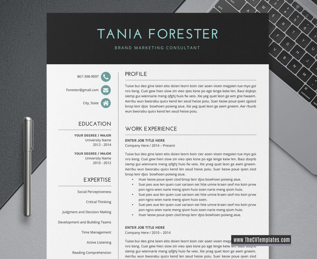 CV Templates without Photo (MS Word) – Page 2 – TheCVTemplates.com