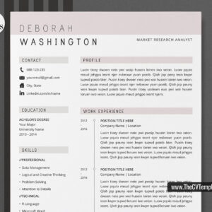 www.thecvtemplates.com - cv templates for mac pages, resume templates for apple pages, professional cv template, modern cv template, simple cv template, student cv template, 1 page resume template, 2 page resume template, 3 page resume template, editable resume template design, resume format design, cover letter template, references template, resume template download, Deborah resume template