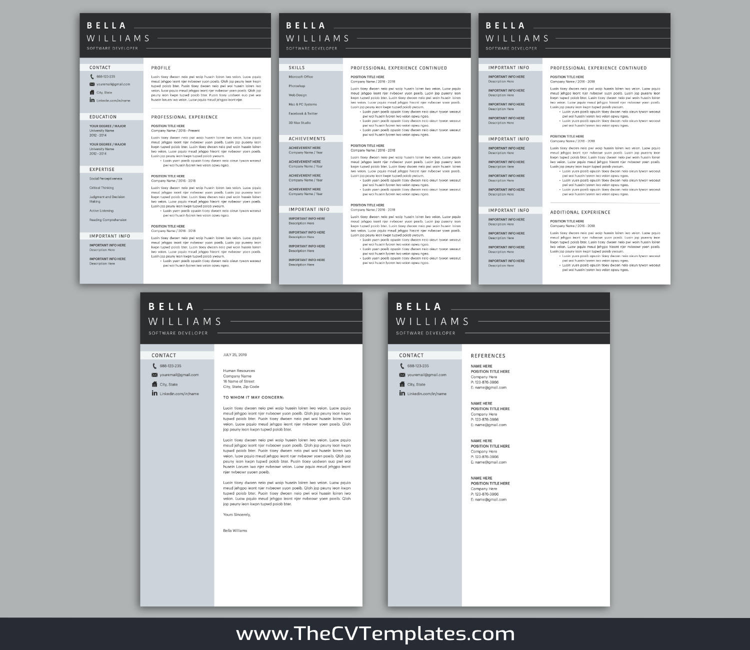 TheCVTemplates.com-CV Templates for Apple Pages