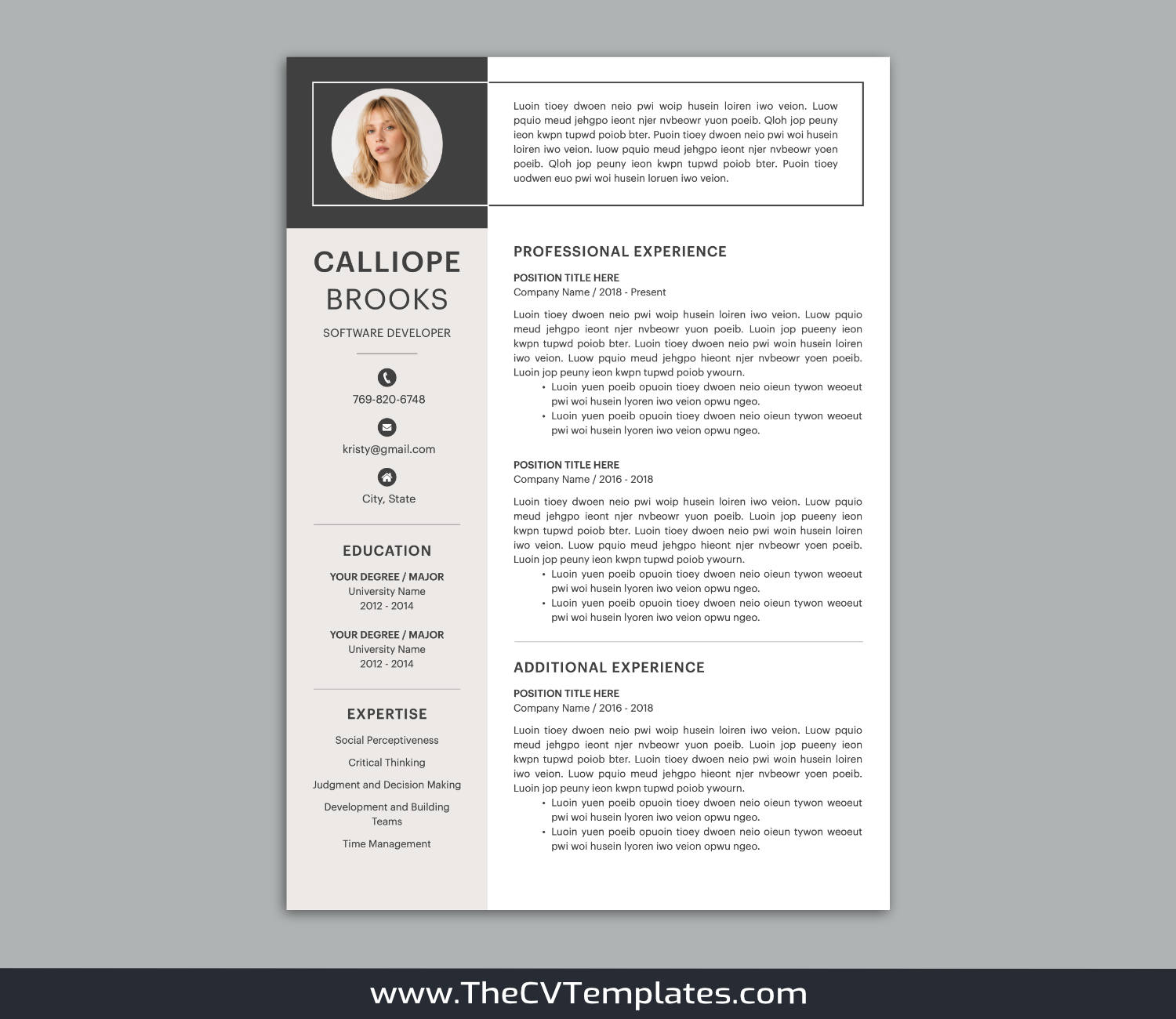 TheCVTemplates.com-CV Templates for Apple Pages
