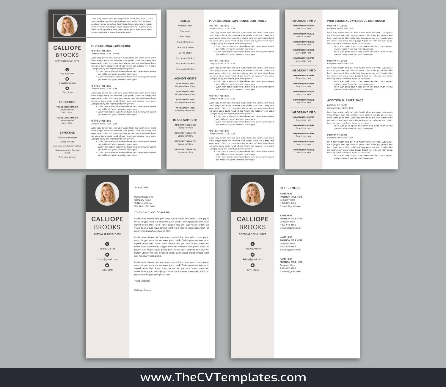TheCVTemplates.com-CV Templates for Apple Pages