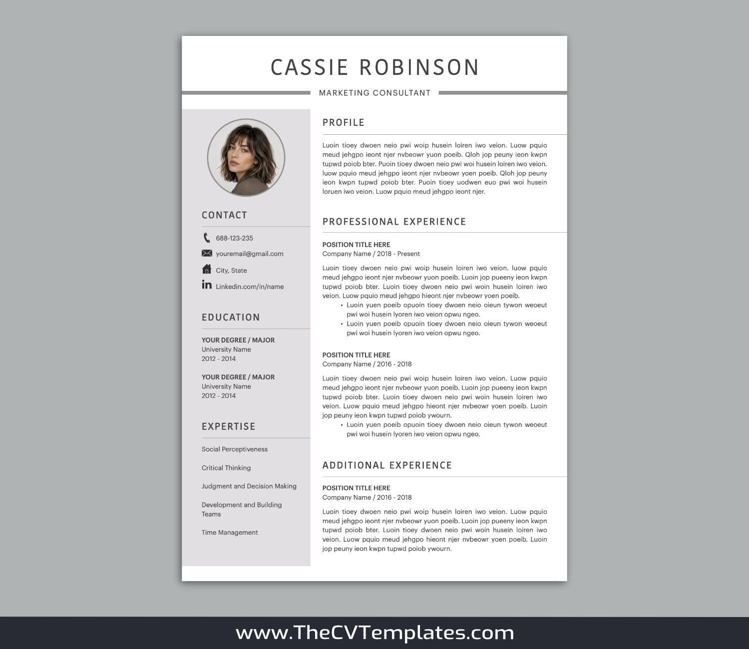 TheCVTemplates.com-CV Templates for Apple Pages