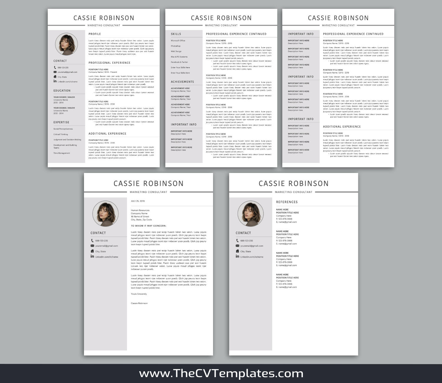 TheCVTemplates.com-CV Templates for Apple Pages
