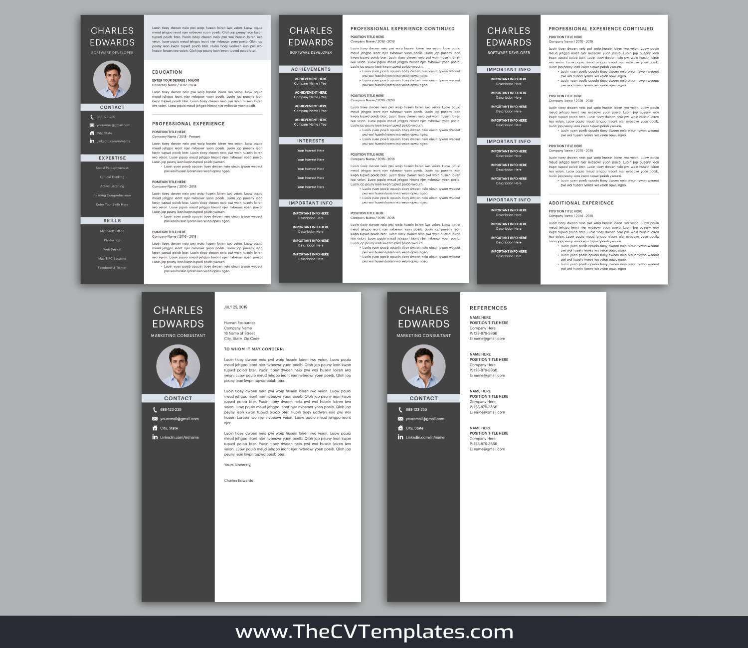 TheCVTemplates.com-CV Templates for Apple Pages