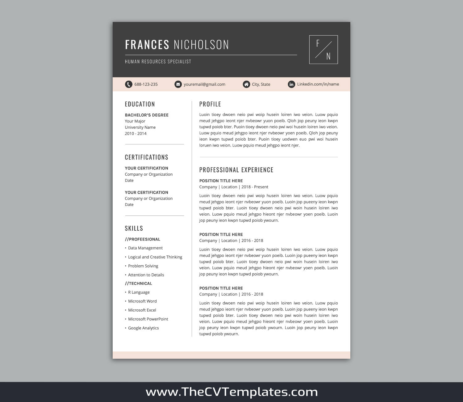 TheCVTemplates.com-CV Templates for Apple Pages
