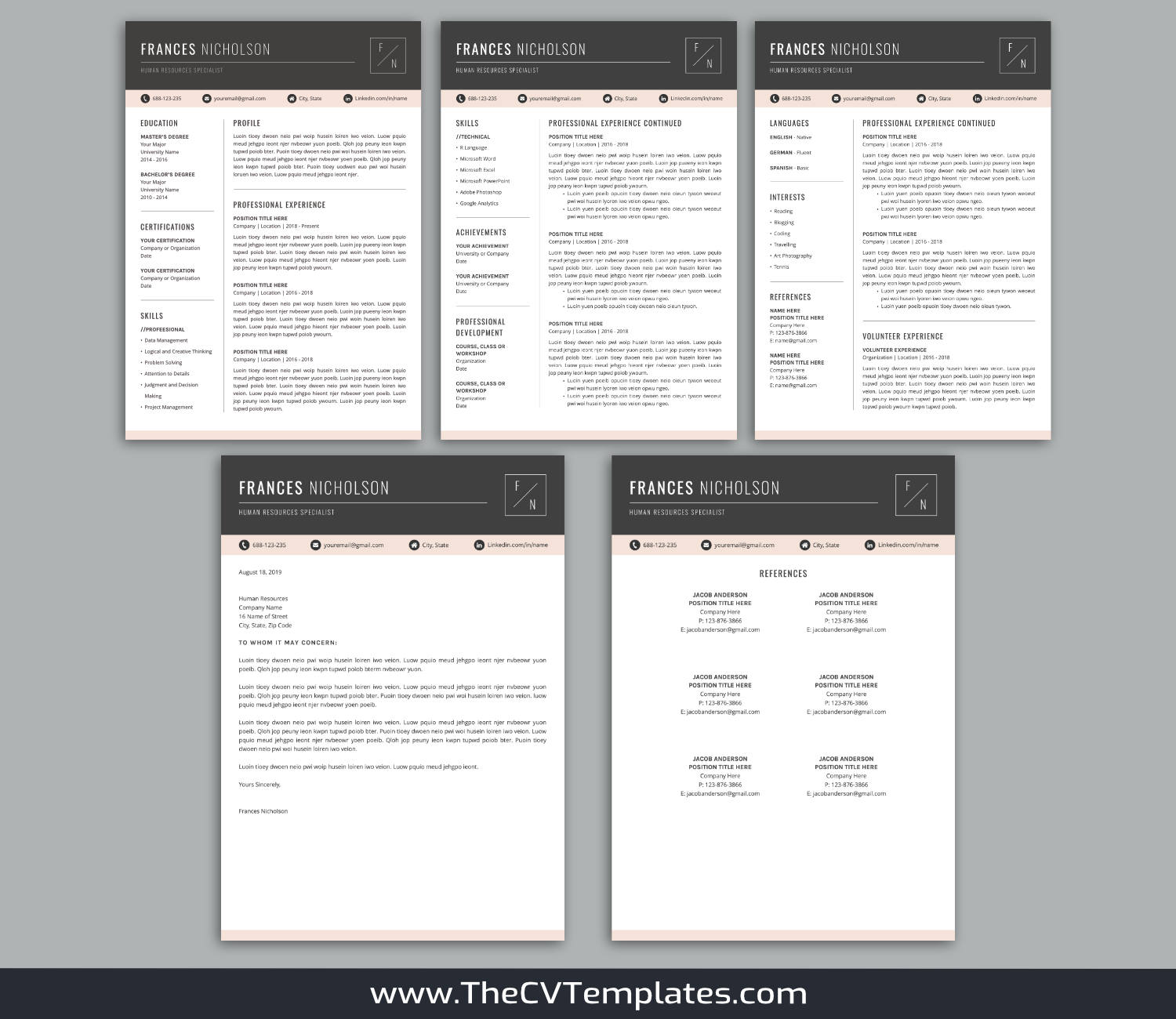 TheCVTemplates.com-CV Templates for Apple Pages