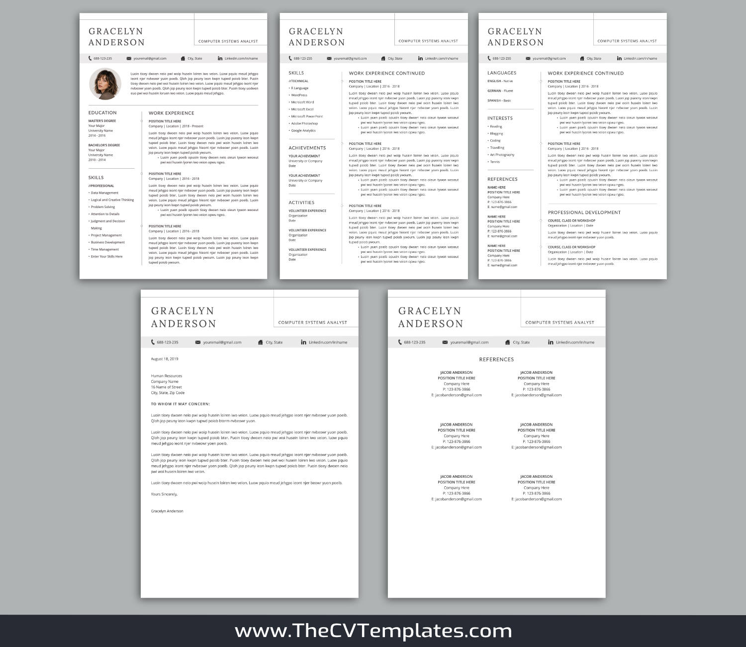 TheCVTemplates.com-CV Templates for Apple Pages