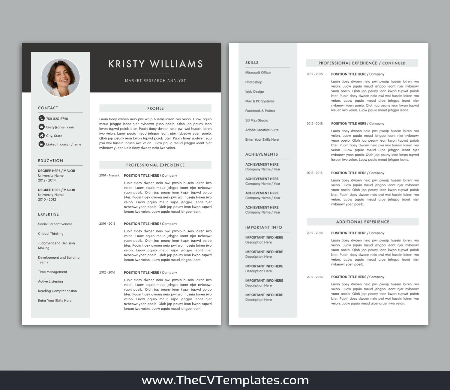 TheCVTemplates.com-CV Templates for Apple Pages