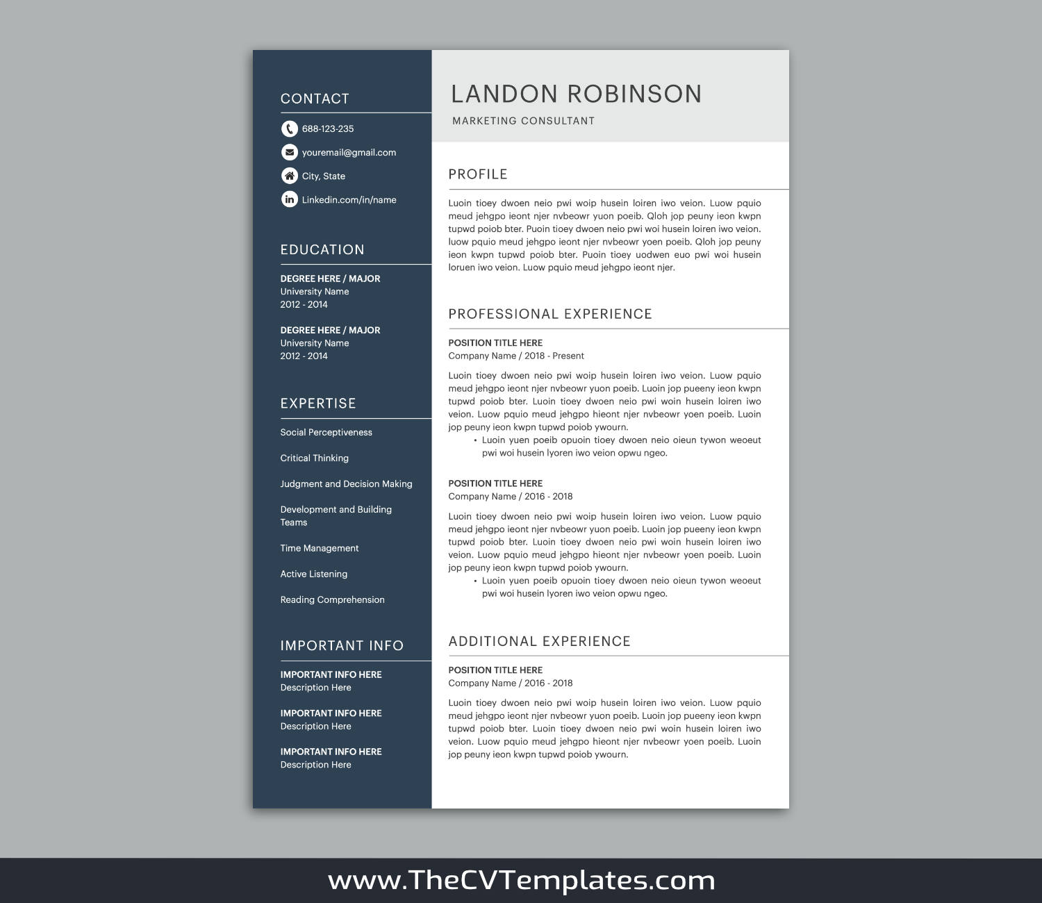 TheCVTemplates.com-CV Templates for Apple Pages