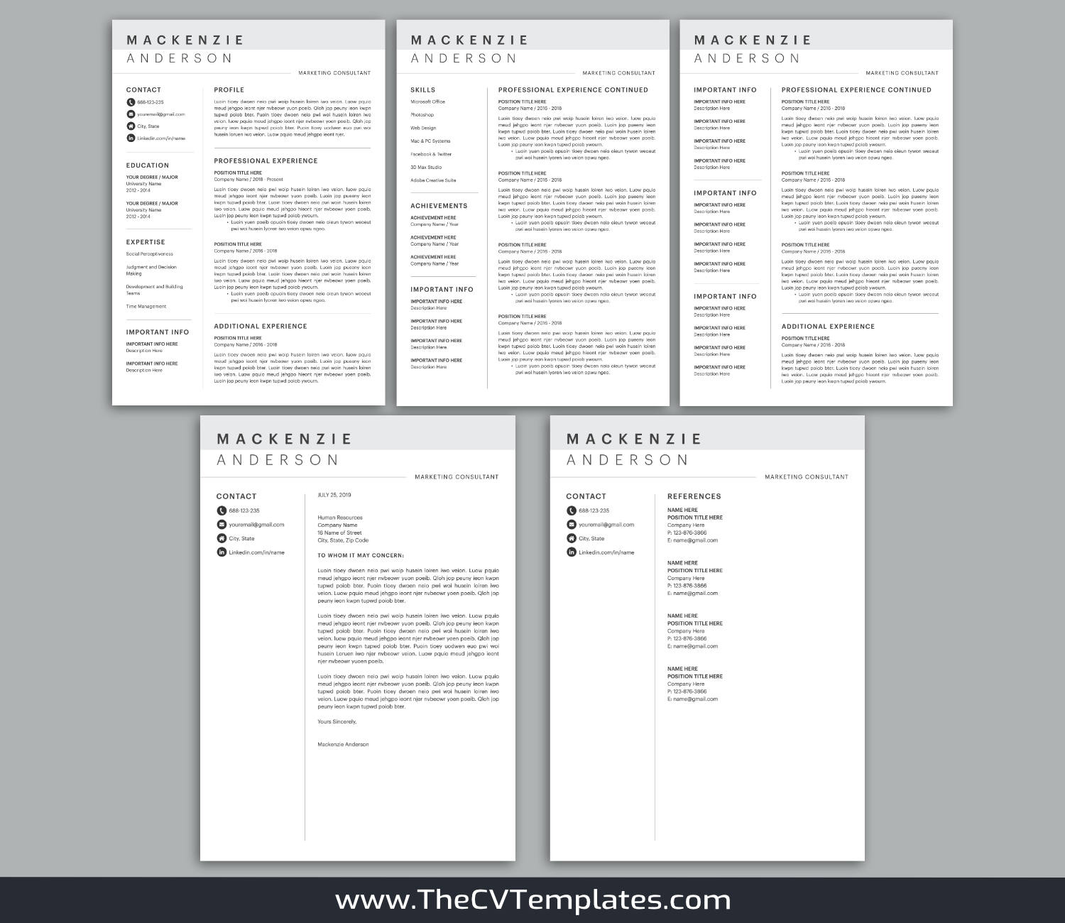 TheCVTemplates.com-CV Templates for Apple Pages