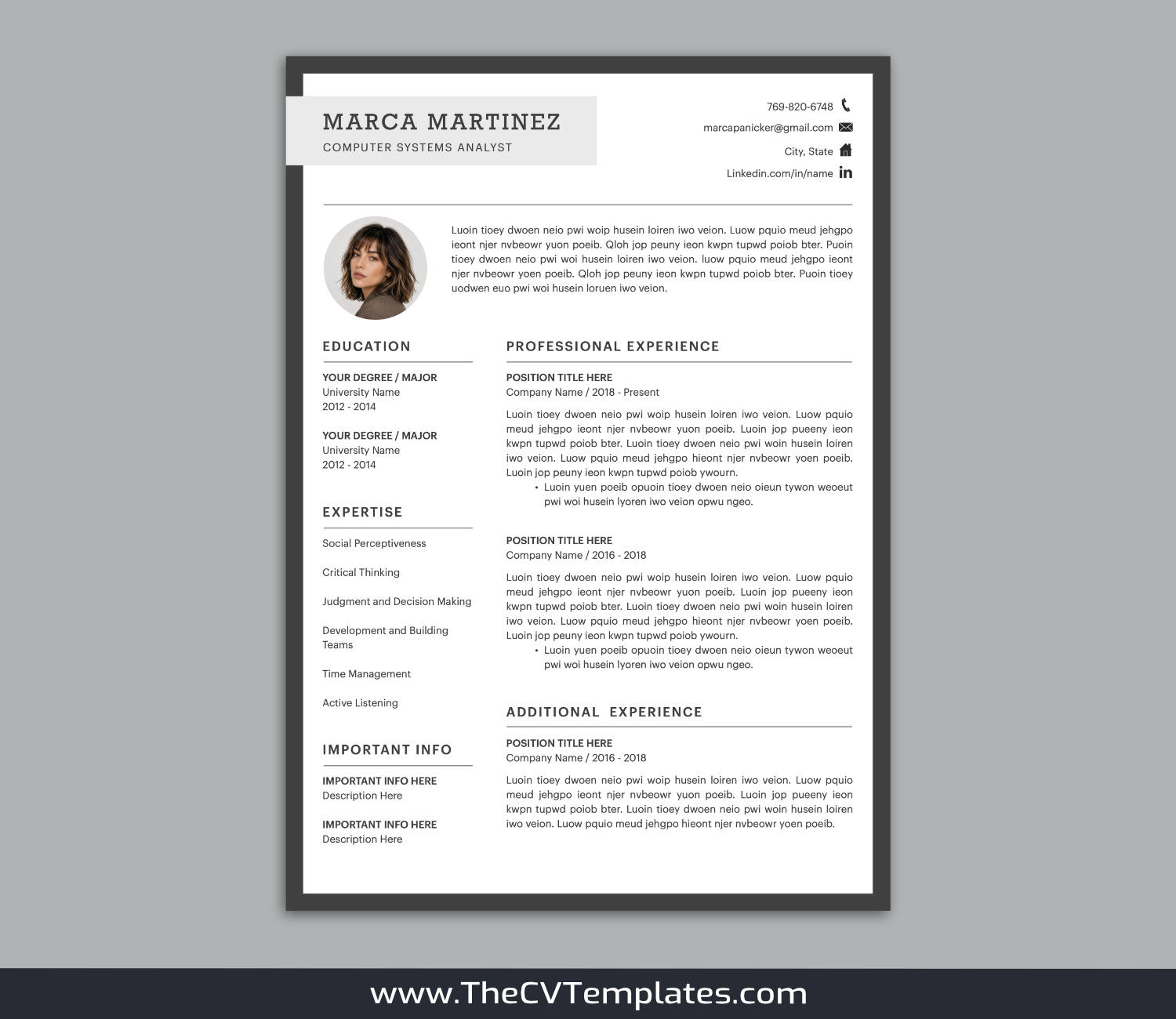 TheCVTemplates.com-CV Templates for Apple Pages