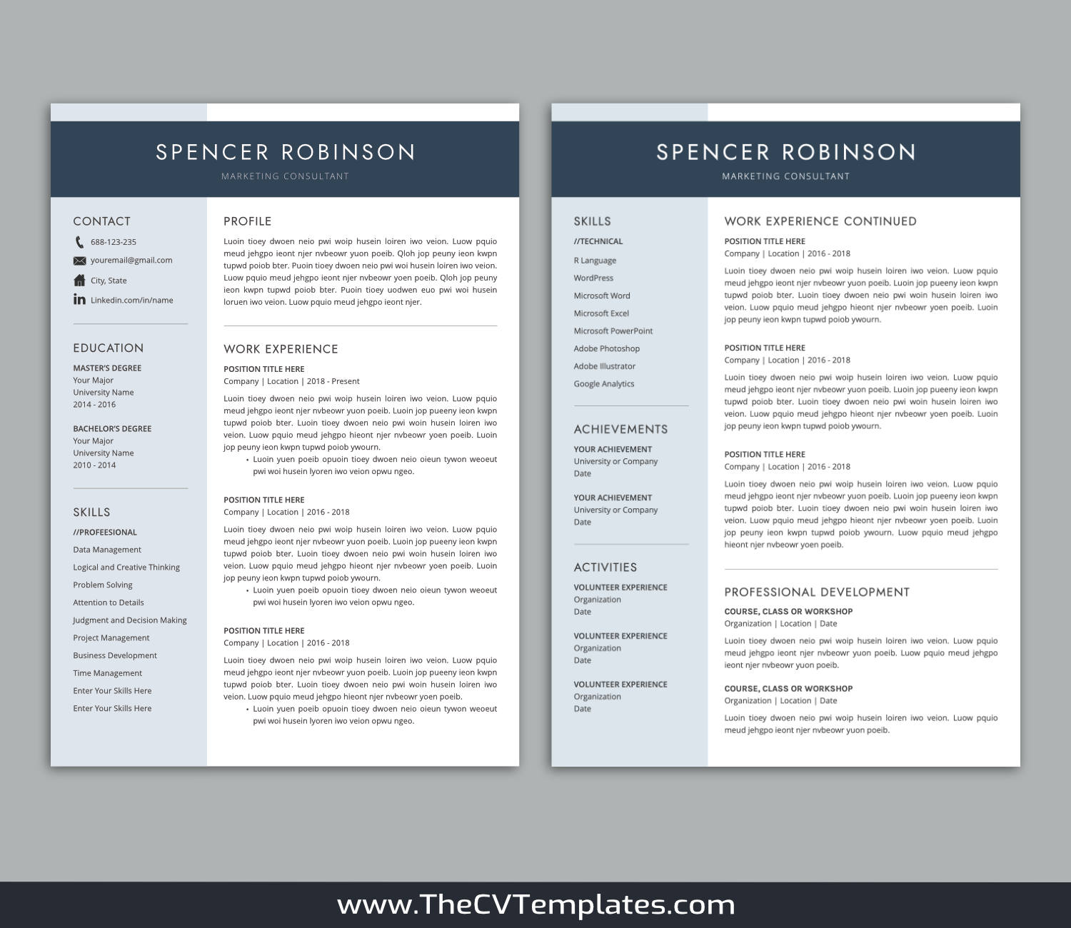 TheCVTemplates.com-CV Templates for Apple Pages