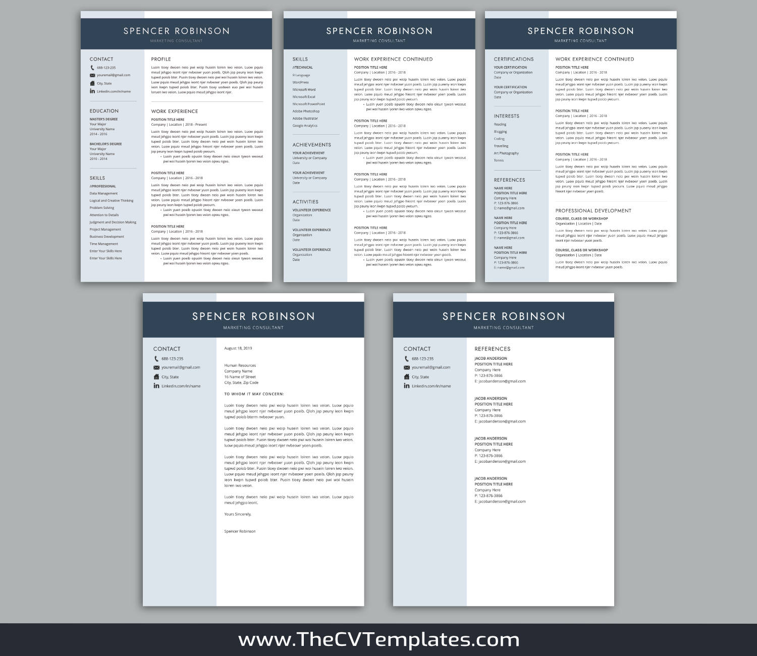 TheCVTemplates.com-CV Templates for Apple Pages