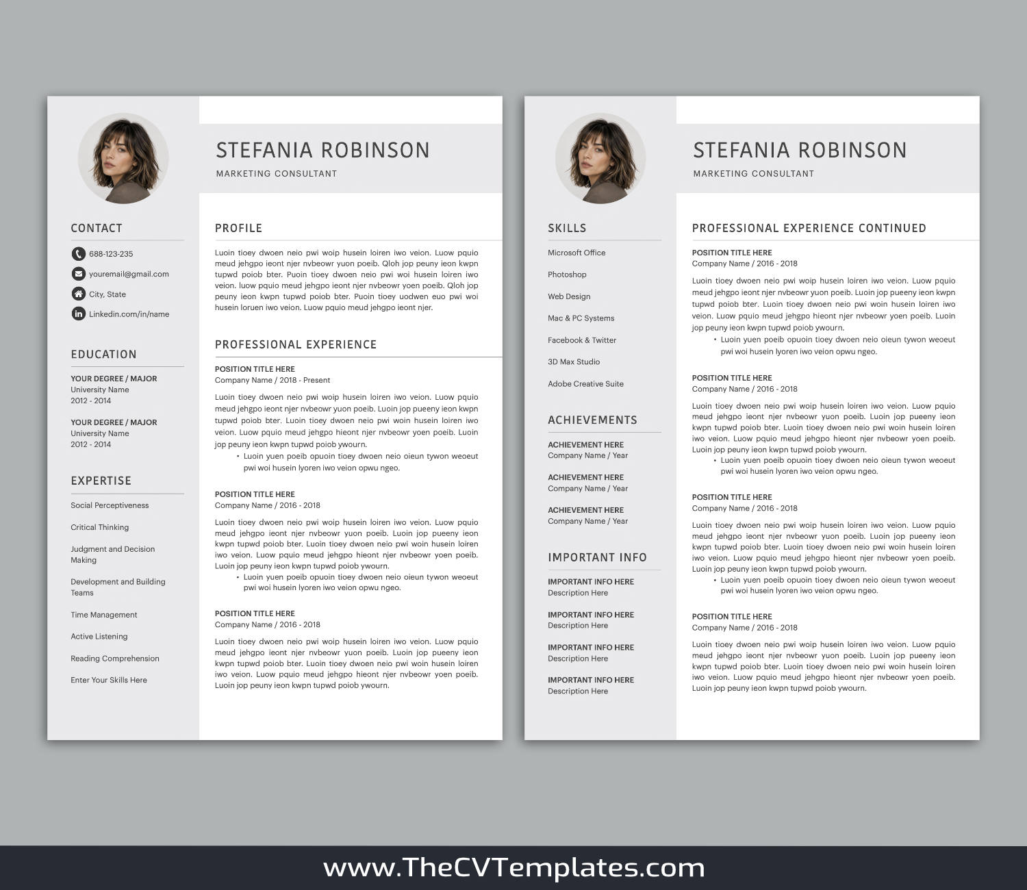 TheCVTemplates.com-CV Templates for Apple Pages