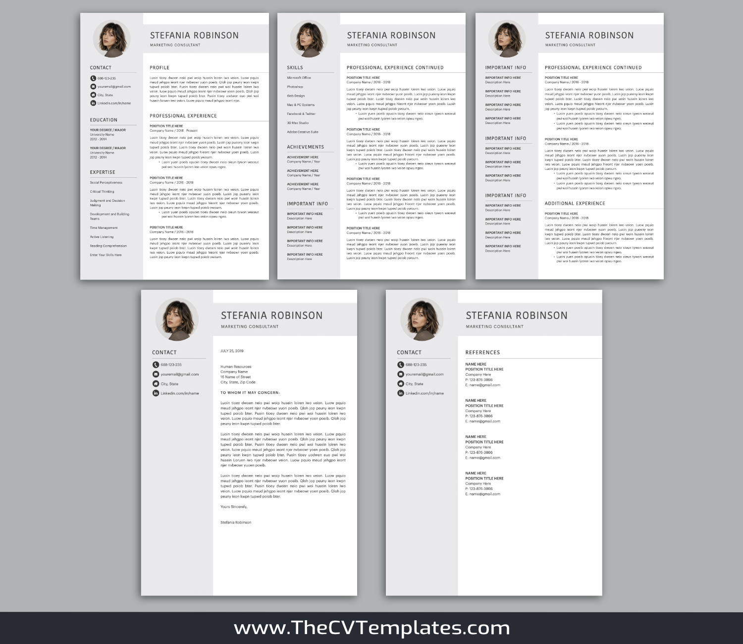 TheCVTemplates.com-CV Templates for Apple Pages