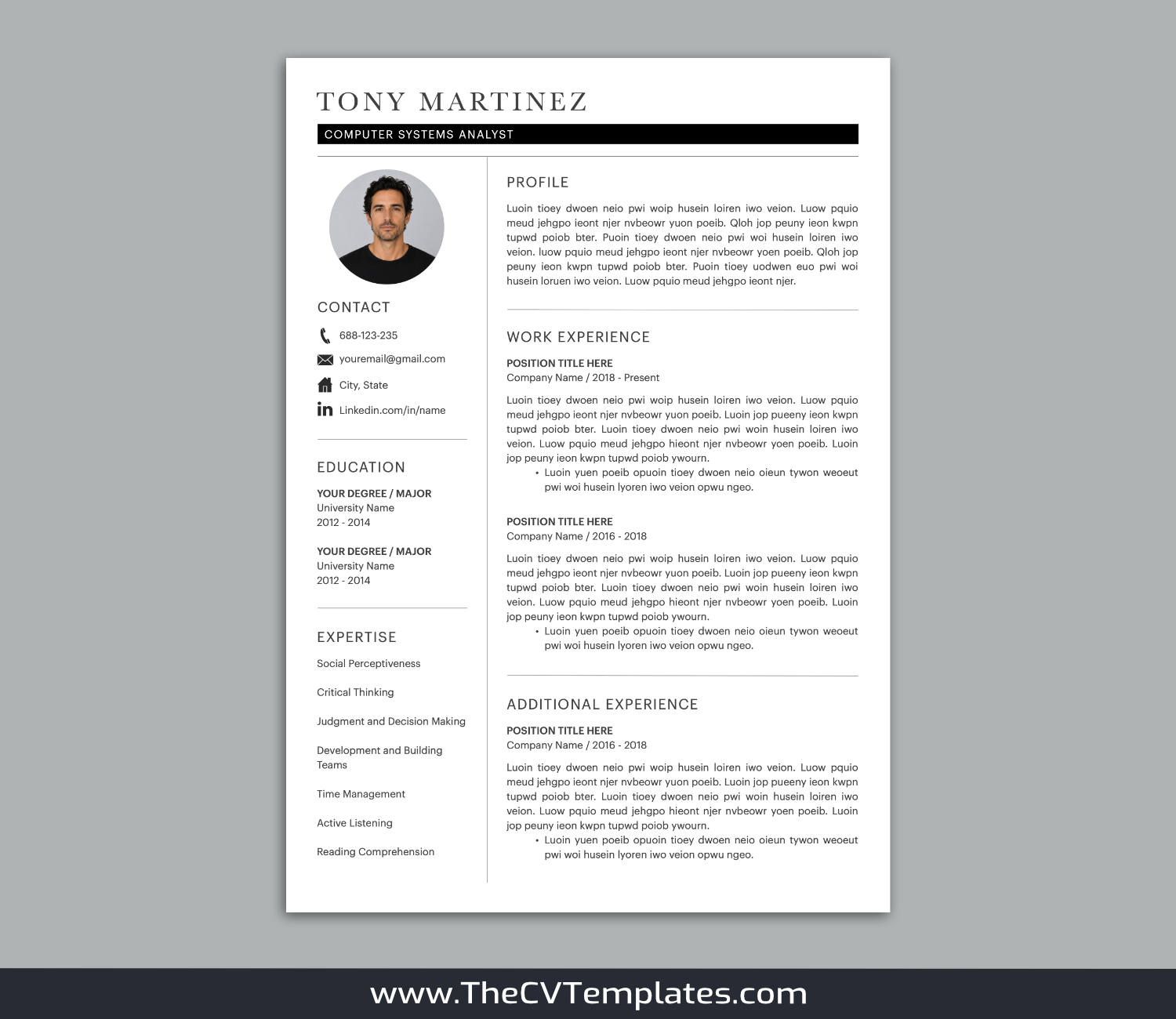 TheCVTemplates.com-CV Templates for Apple Pages