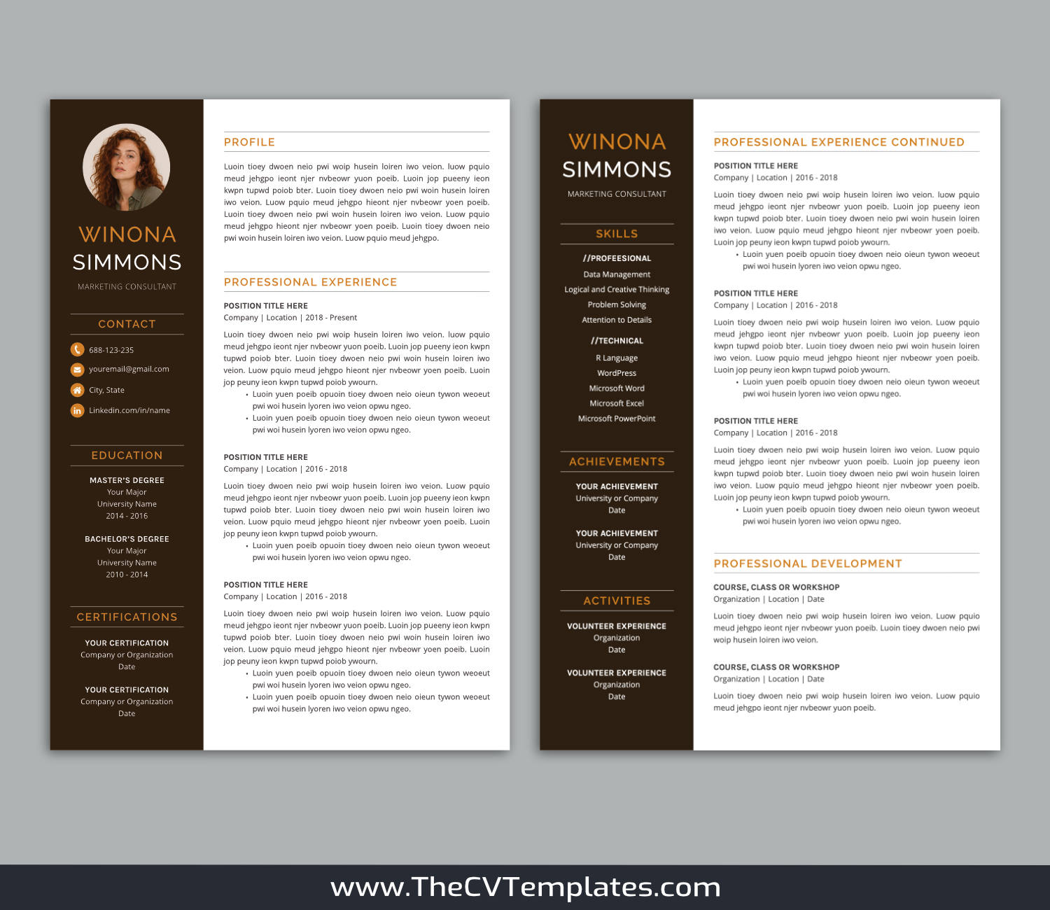 TheCVTemplates.com-CV Templates for Apple Pages