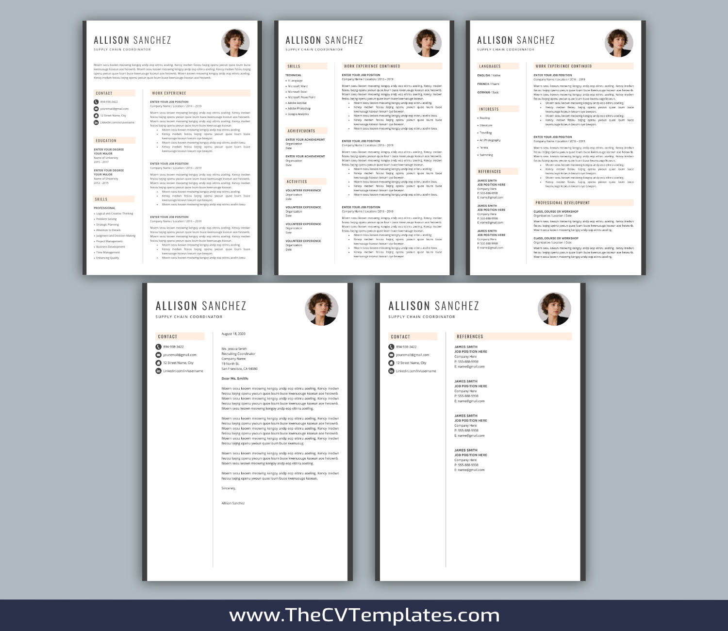 TheCVTemplates.com-resume templates for ms word