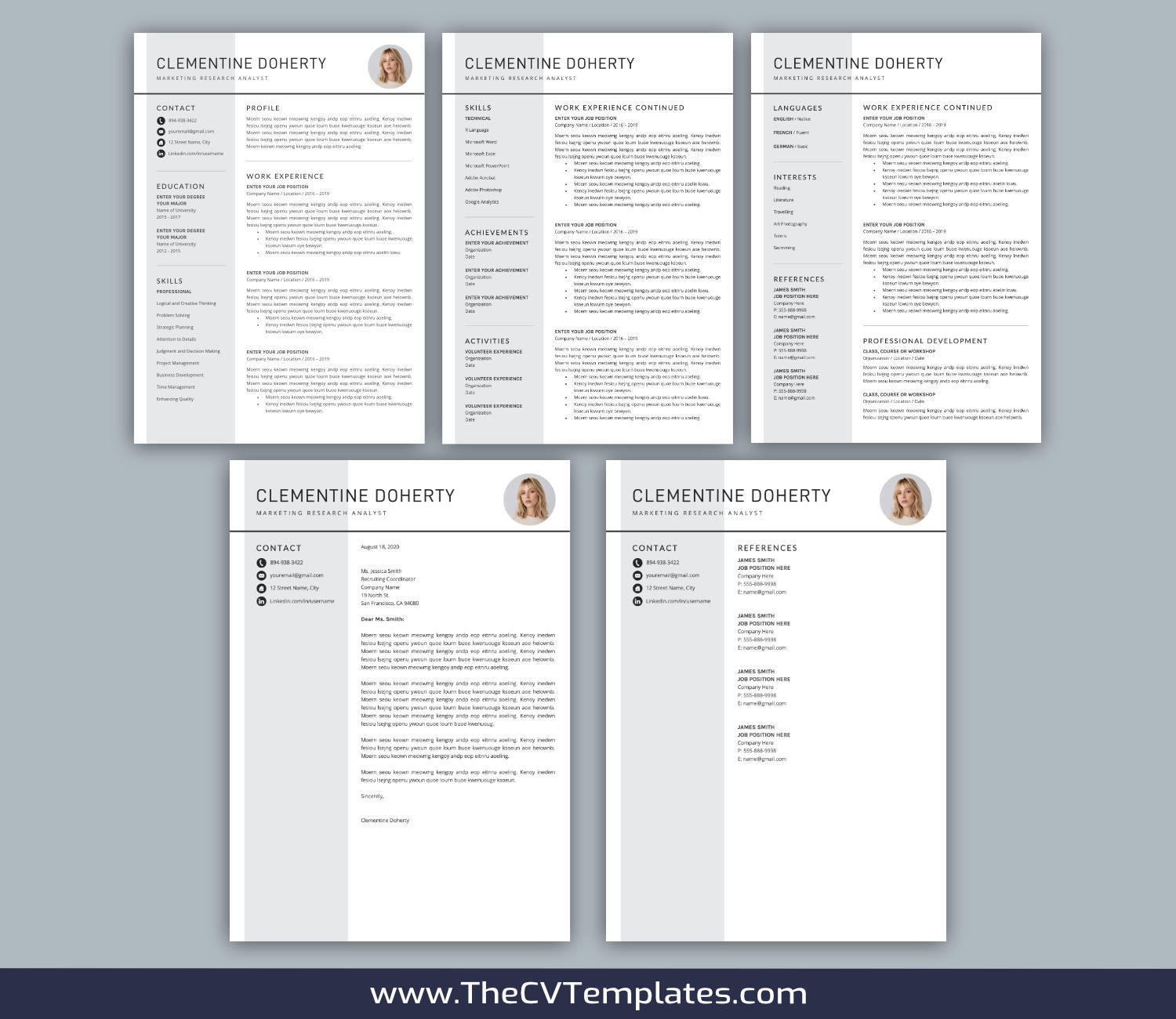 TheCVTemplates.com-resume templates for ms word