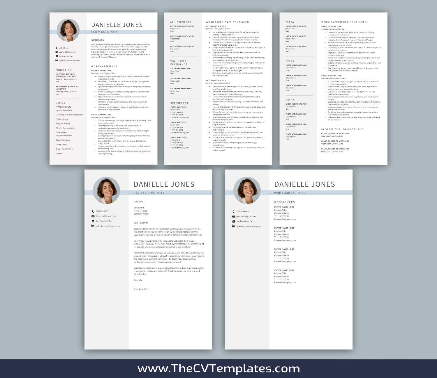 TheCVTemplates.com-resume templates for ms word