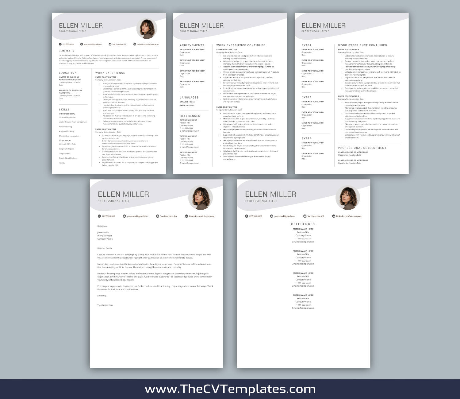 TheCVTemplates.com-resume templates for ms word