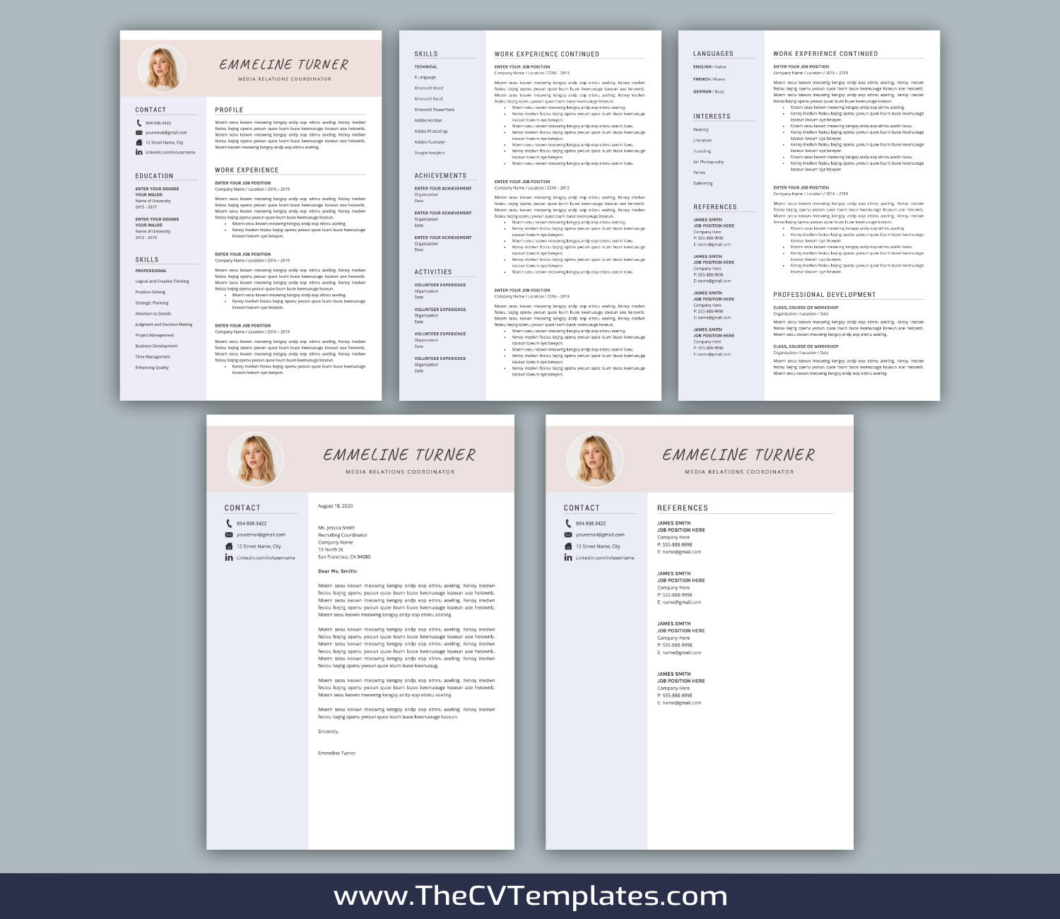 TheCVTemplates.com-resume templates for ms word