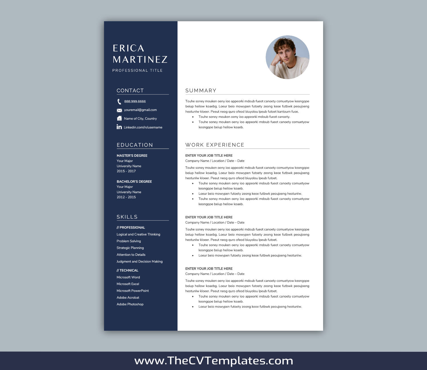 TheCVTemplates.com-resume templates for ms word