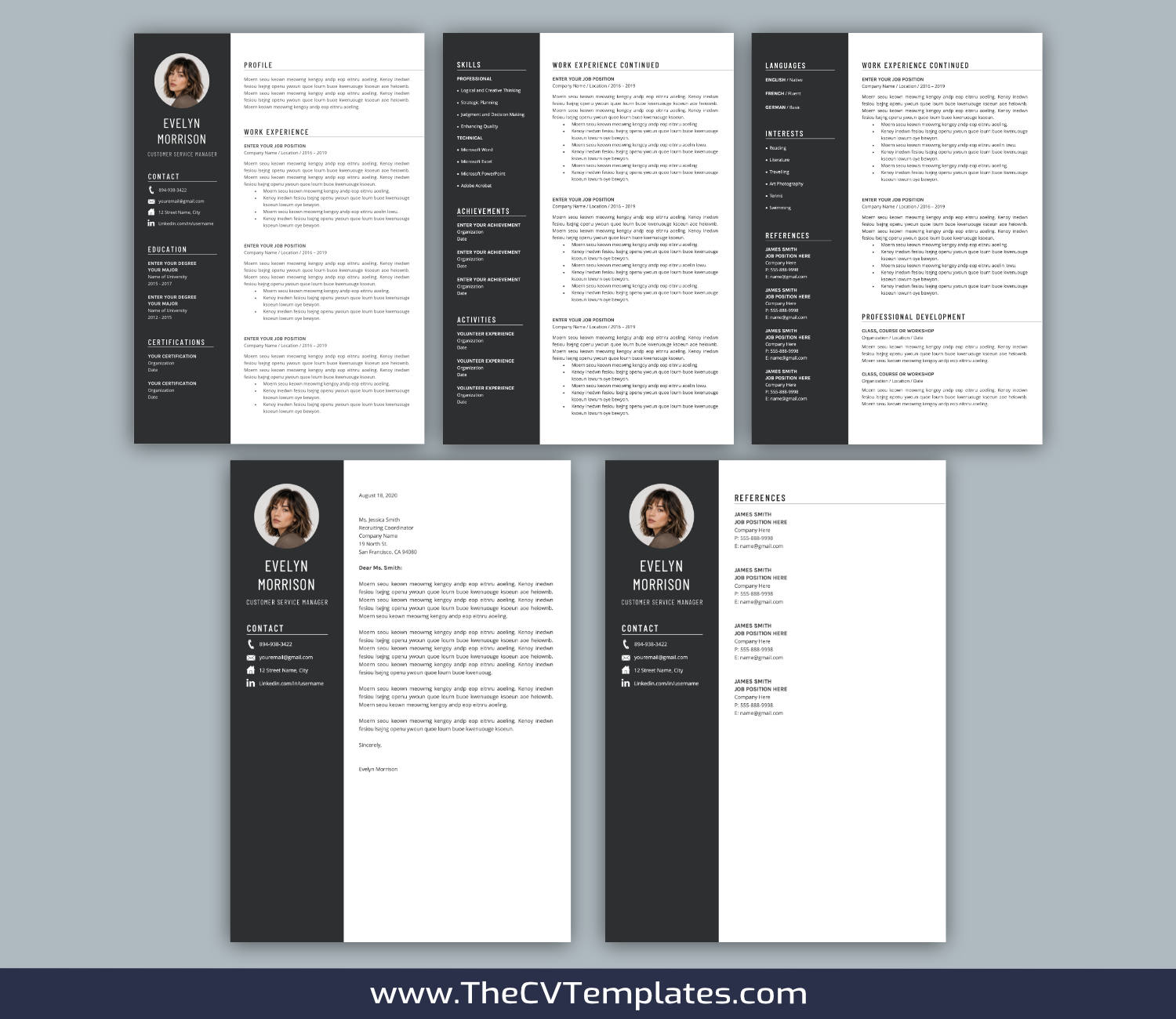 TheCVTemplates.com-resume templates for ms word
