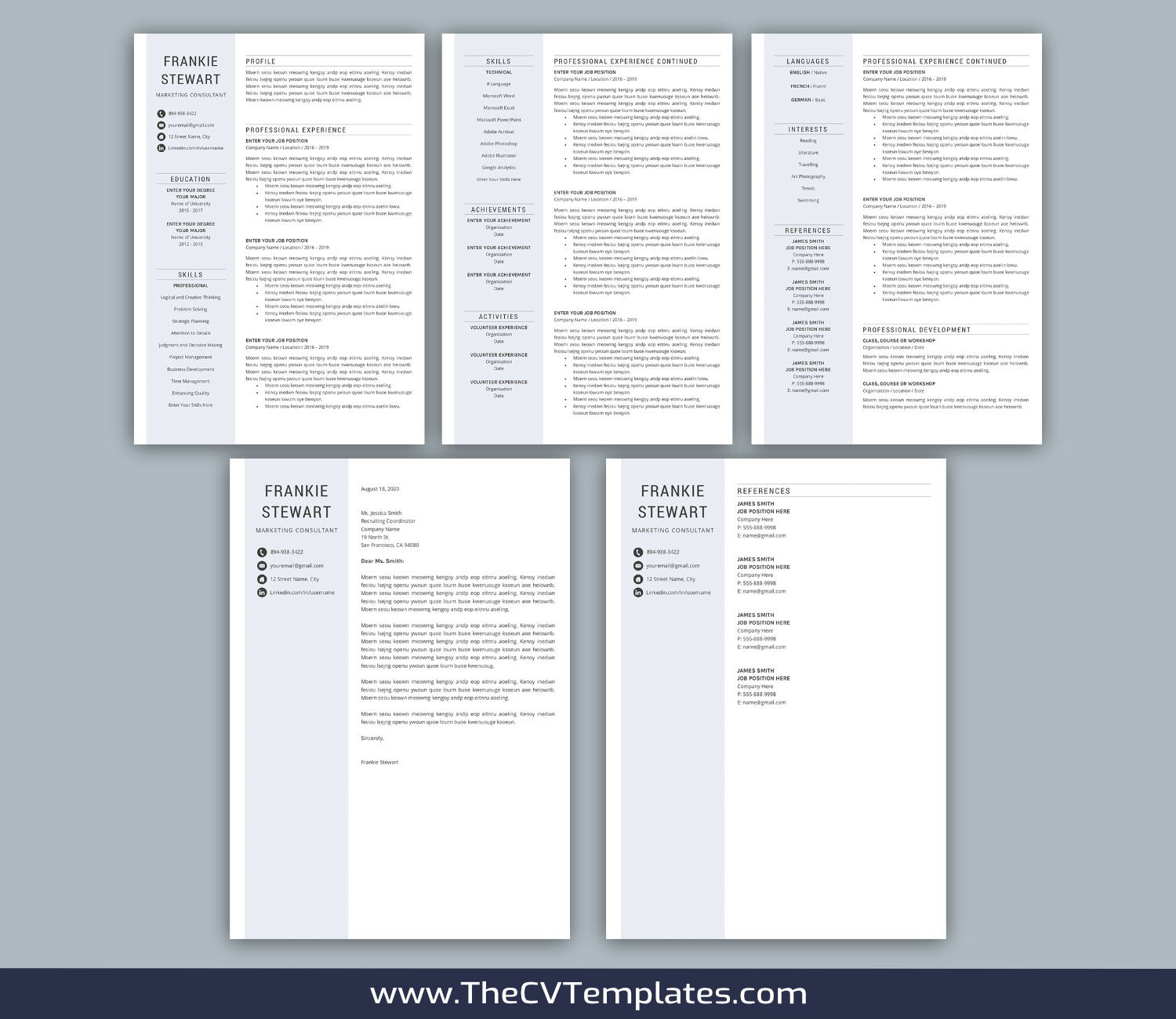 TheCVTemplates.com-resume templates for ms word