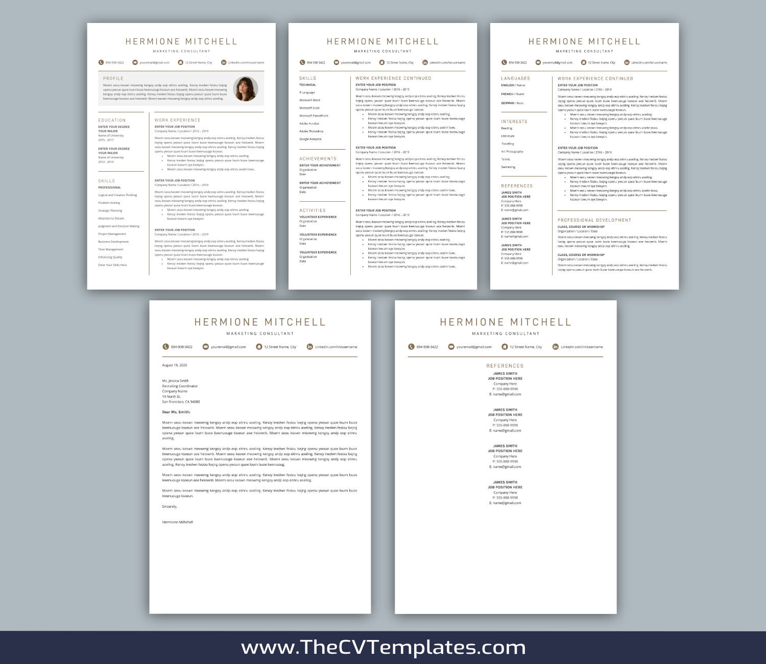 TheCVTemplates.com-resume templates for ms word