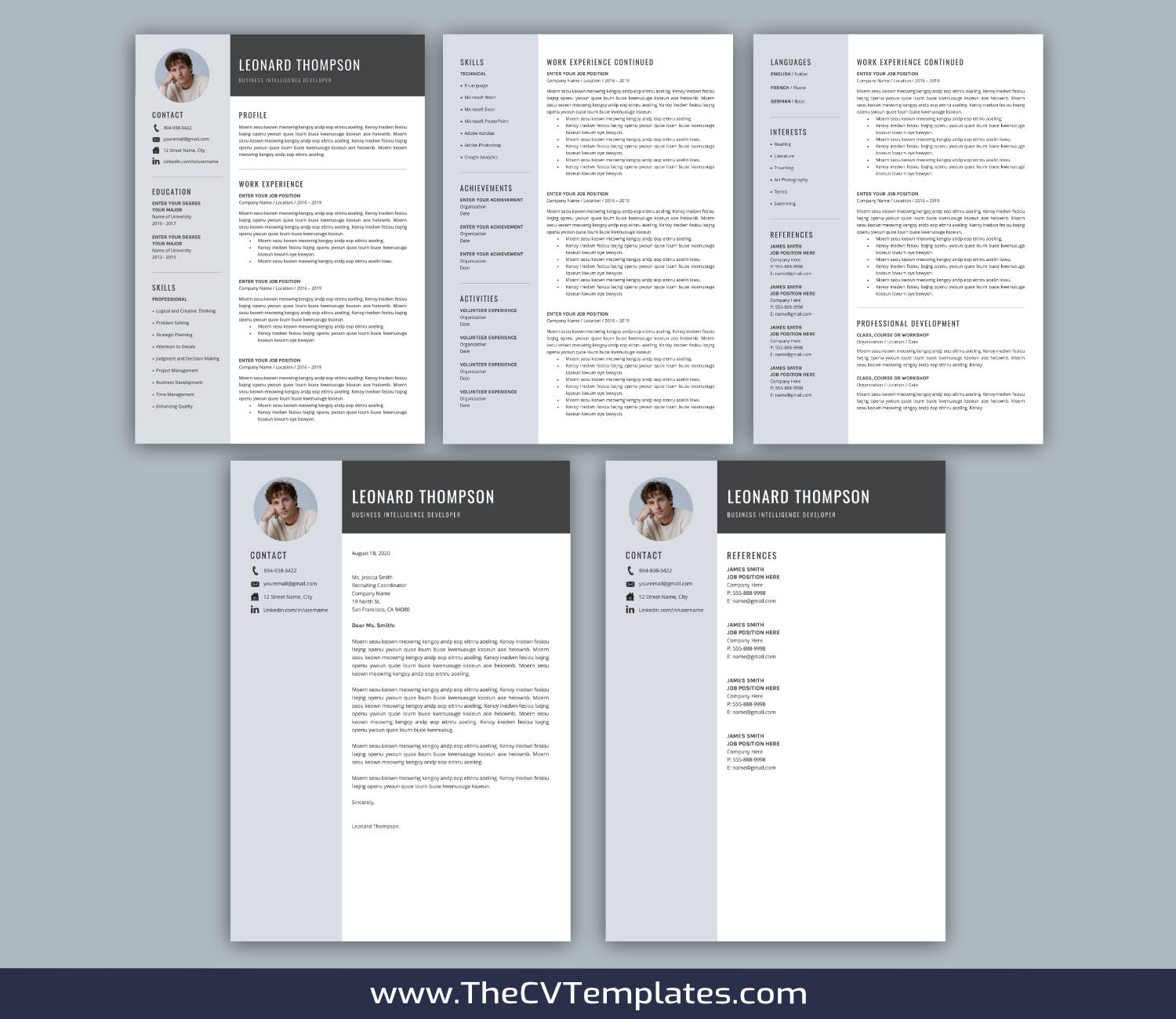TheCVTemplates.com-resume templates for ms word