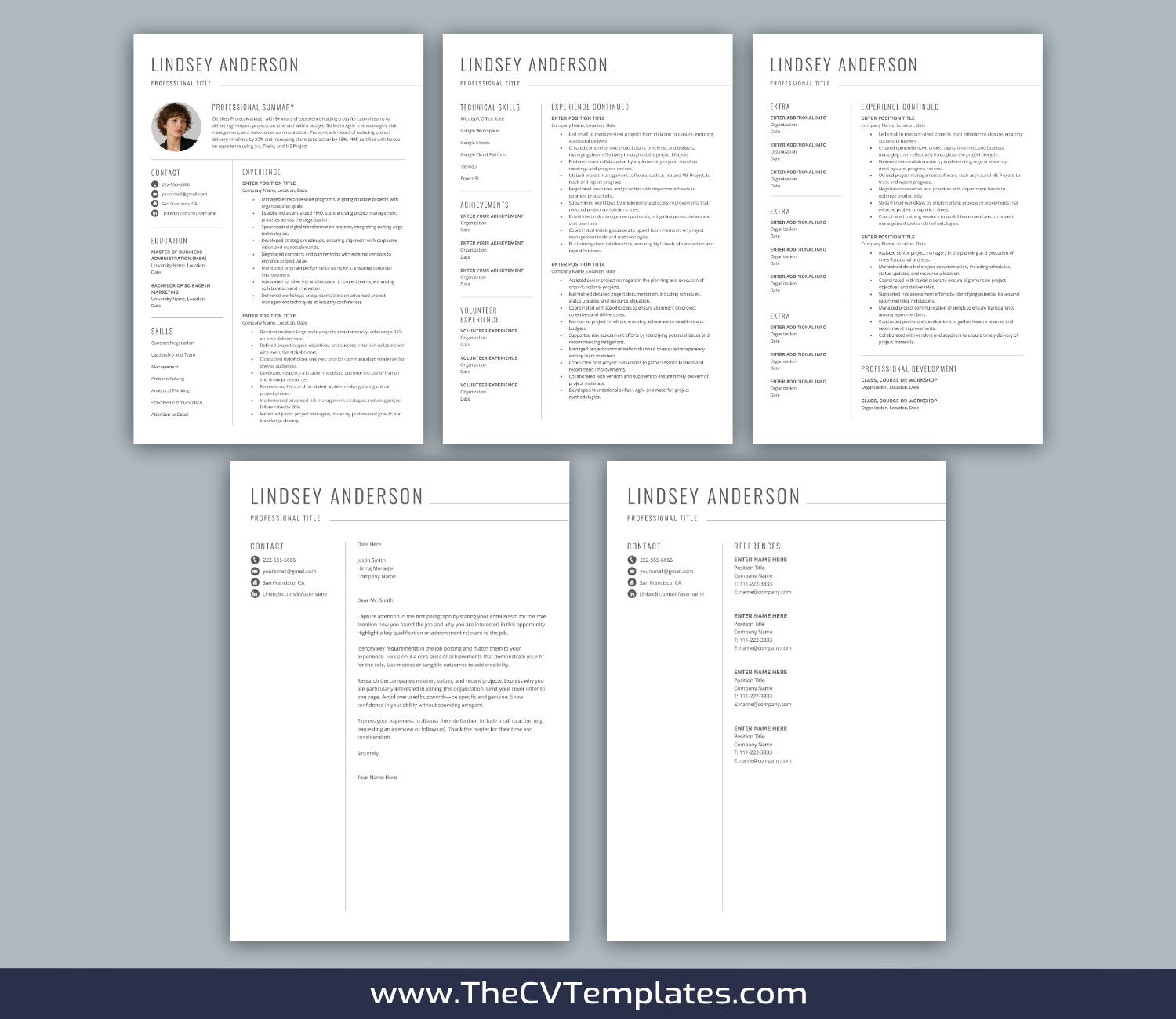 TheCVTemplates.com-resume templates for ms word