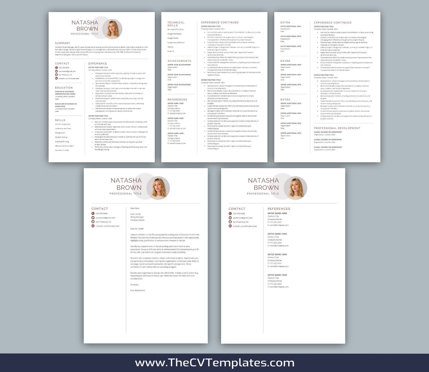 TheCVTemplates.com-resume templates for ms word