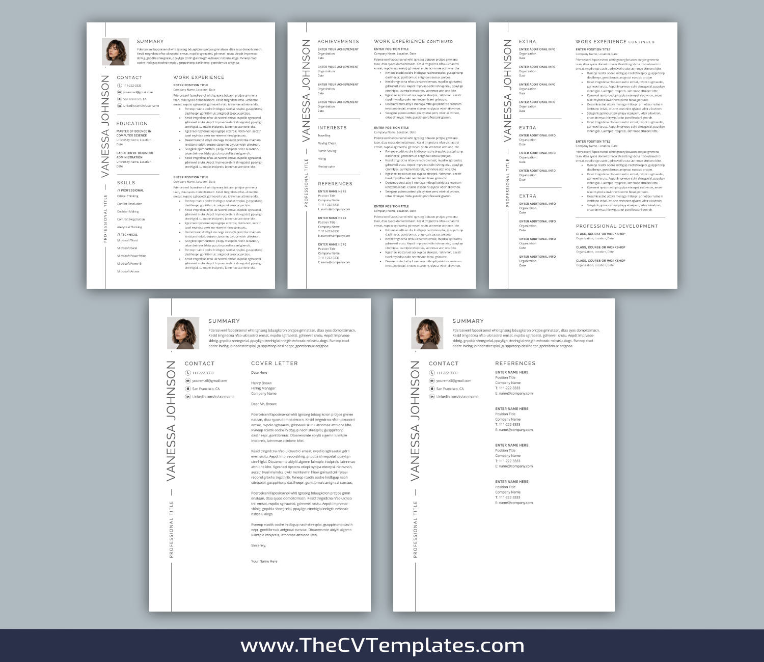 TheCVTemplates.com-resume templates for ms word