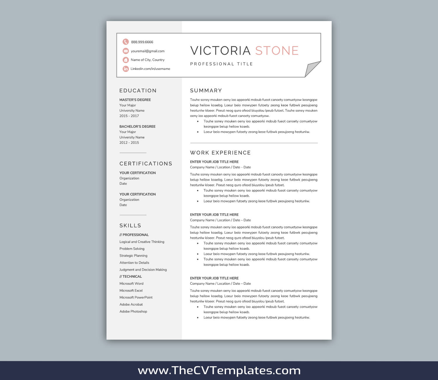 TheCVTemplates.com-resume templates for ms word